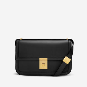DeMellier The Paris Crossbody black smooth