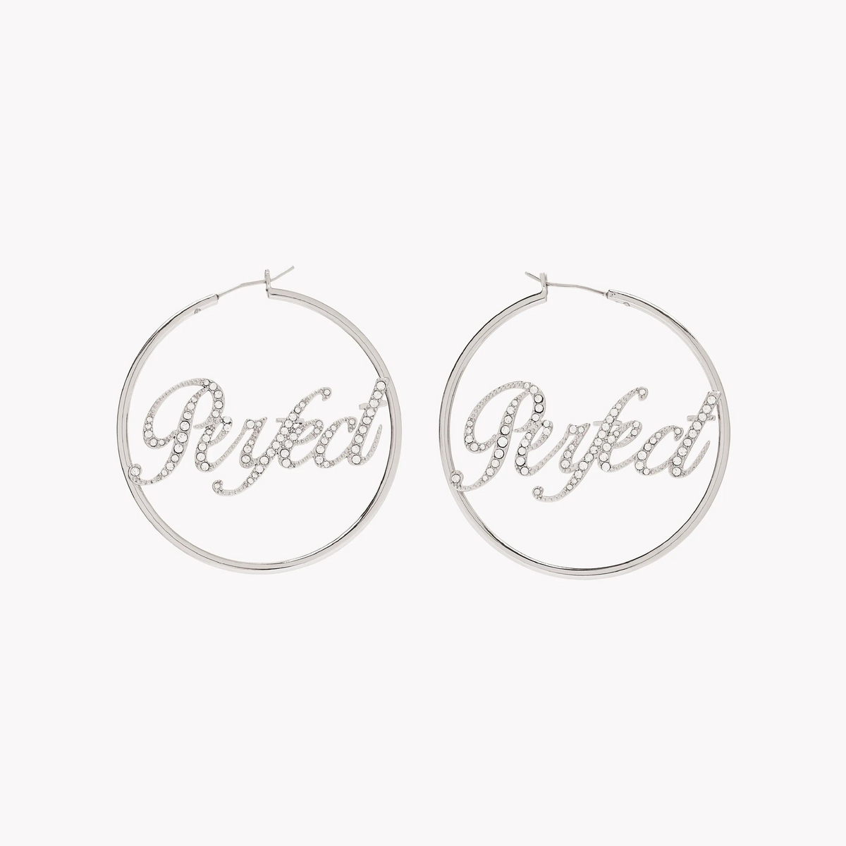 The Perfect Pave Hoop Earrings