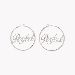 The Perfect Pave Hoop Earrings