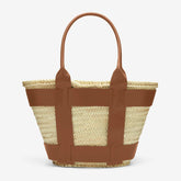 DeMellier The Santorini natural basket tan smooth