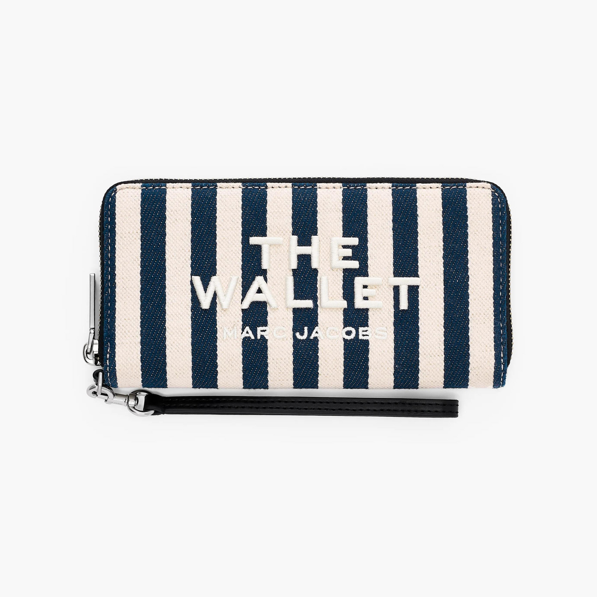 The Stripe Canvas Continental Wallet