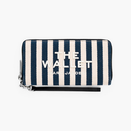 The Stripe Canvas Continental Wallet