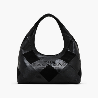 The Suede Patchwork Sack Bag