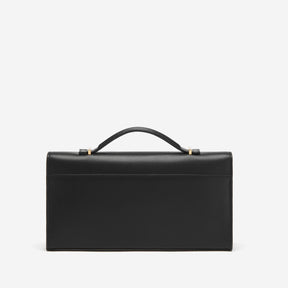 DeMellier The Vancouver Clutch black smooth