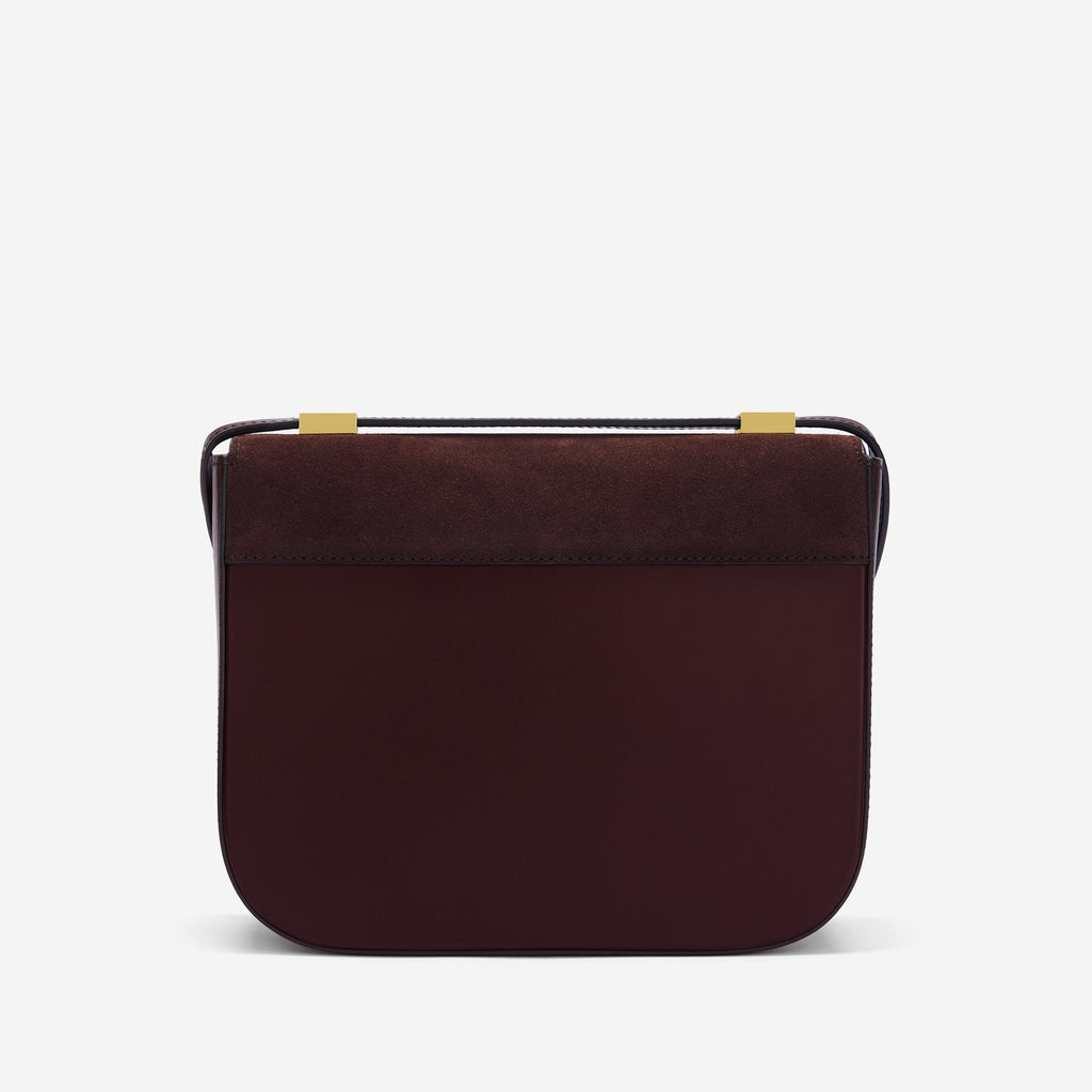 DeMellier The Vancouver burgundy suede & burgundy smooth