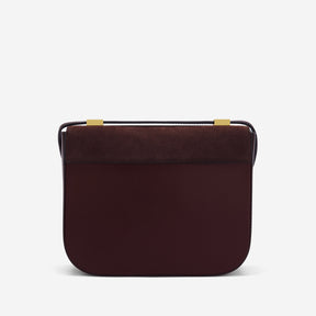 DeMellier The Vancouver burgundy suede & burgundy smooth