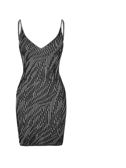 The Zebra Mini Knit Dress