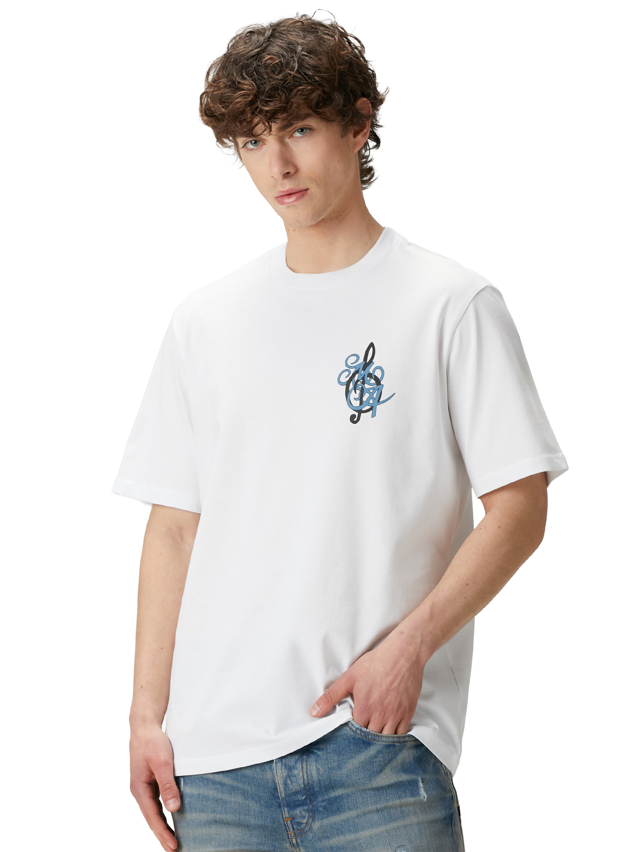 Amiri Jazz Band T-Shirt in White
