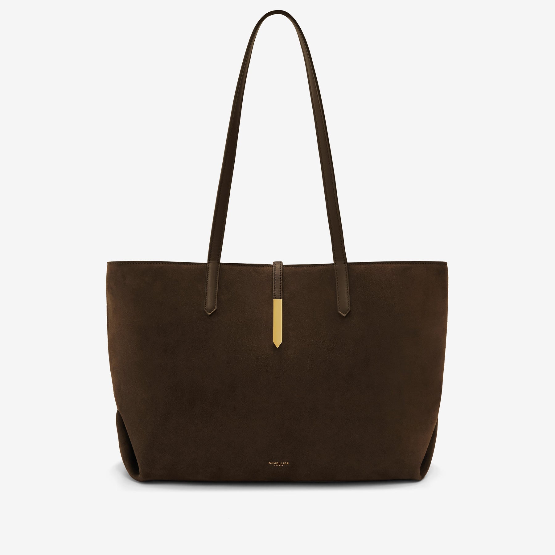 DeMellier The Tokyo Tote mocha suede & mocha smooth