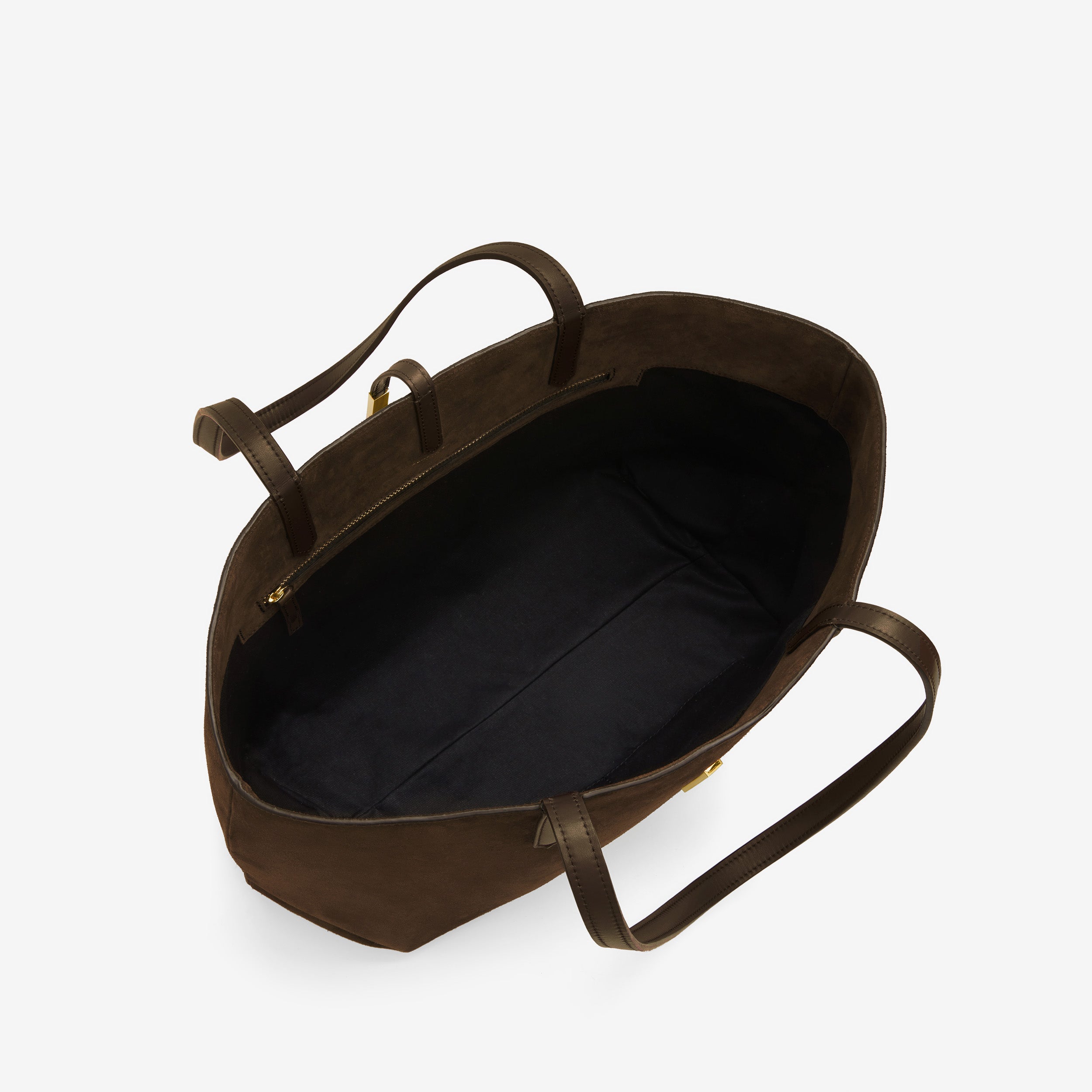 DeMellier The Tokyo Tote mocha suede & mocha smooth