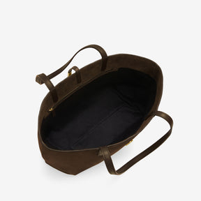 DeMellier The Tokyo Tote mocha suede & mocha smooth