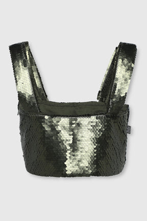SEOUL SEQUIN CROP TOP