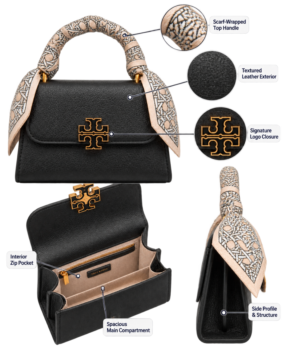 Tory Burch Britten Mini Top Handle Crossbody Bag