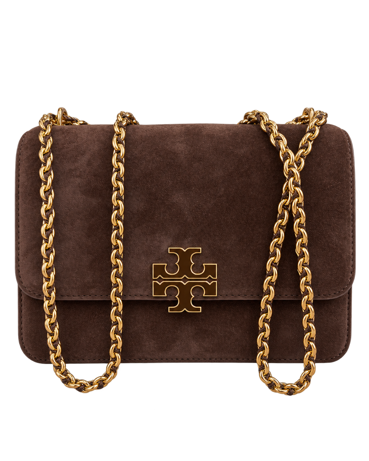 Tory Burch Britten Suede Small Shoulder Bag