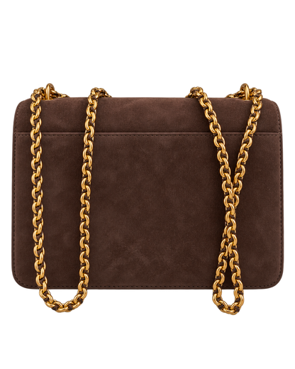 Tory Burch Britten Suede Small Shoulder Bag