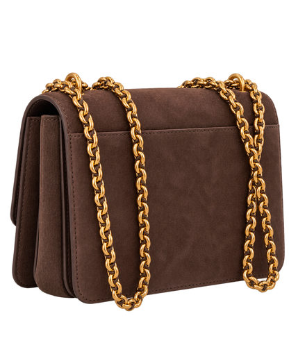 Tory Burch Britten Suede Small Shoulder Bag