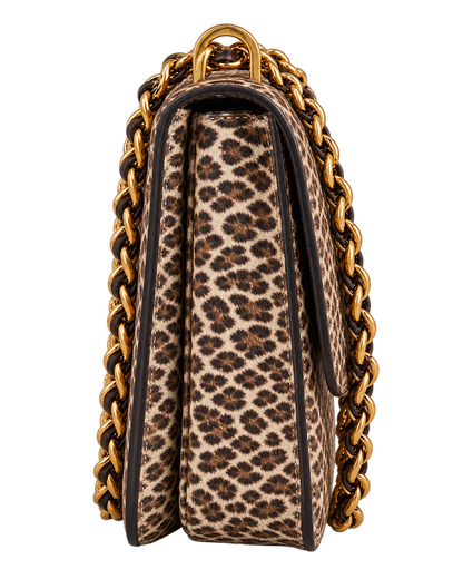 Tory Burch Small Eleanor Convertible Calf Hair Shoulder Bag