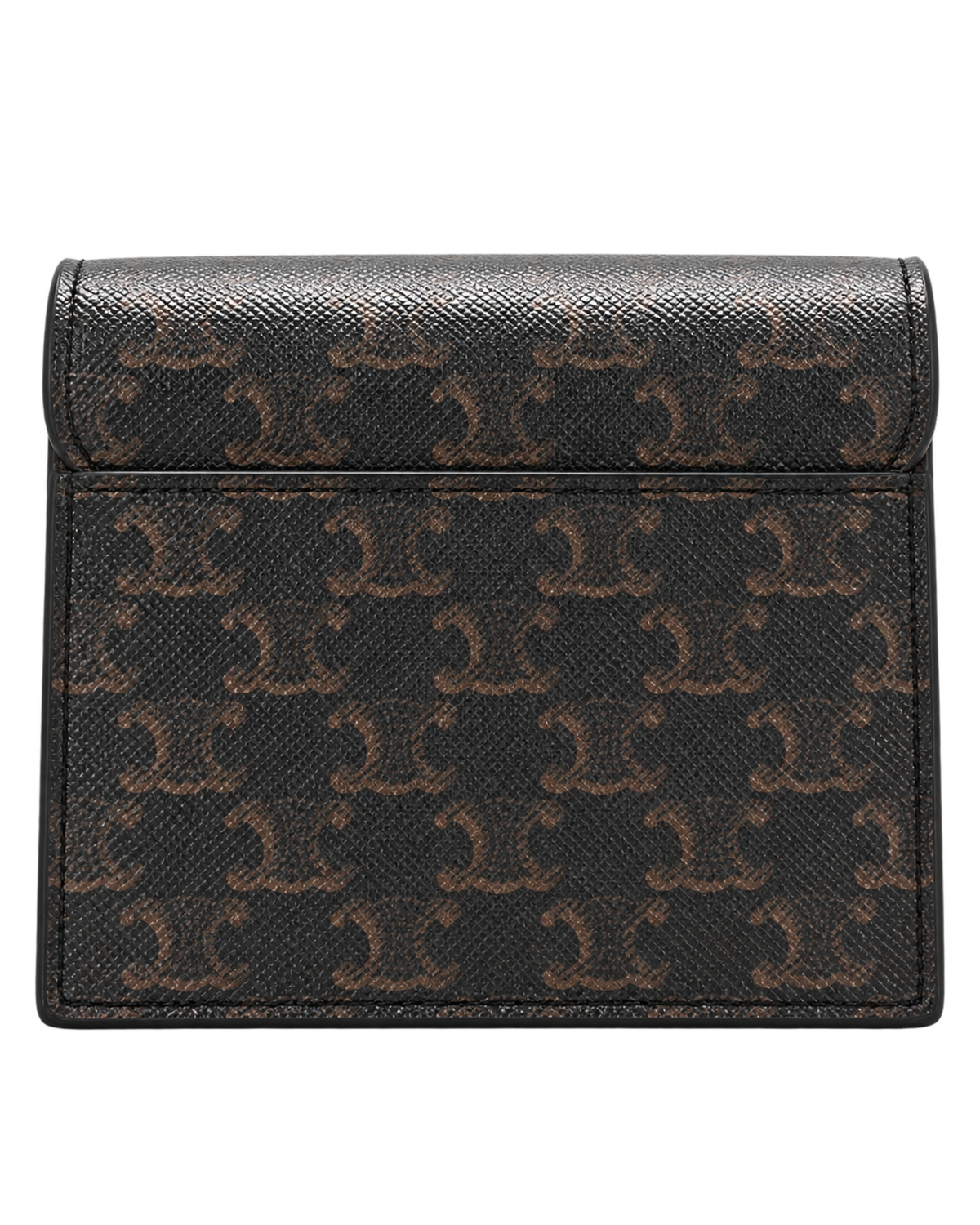 Triomphe Canvas Business Card Holder Tan