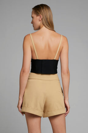 TWILL V BRALETTE