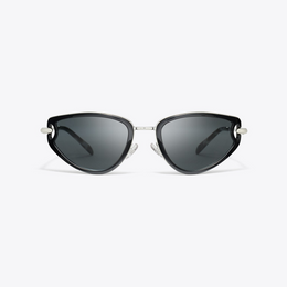 Pierced Cat-Eye Sunglasses