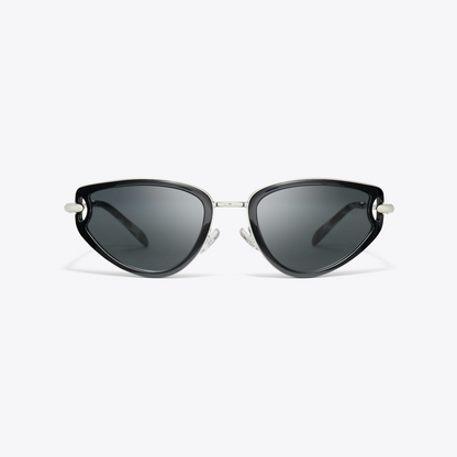 Pierced Cat-Eye Sunglasses