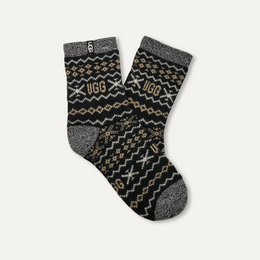 UGG® Cressida Cozy Quarter Sock – Plush Comfort with UGGIsle Flair