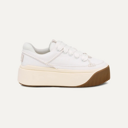 UGG® EZ-Duzzit Essential Lace Up – Regenerative Cotton Platform Sneakers