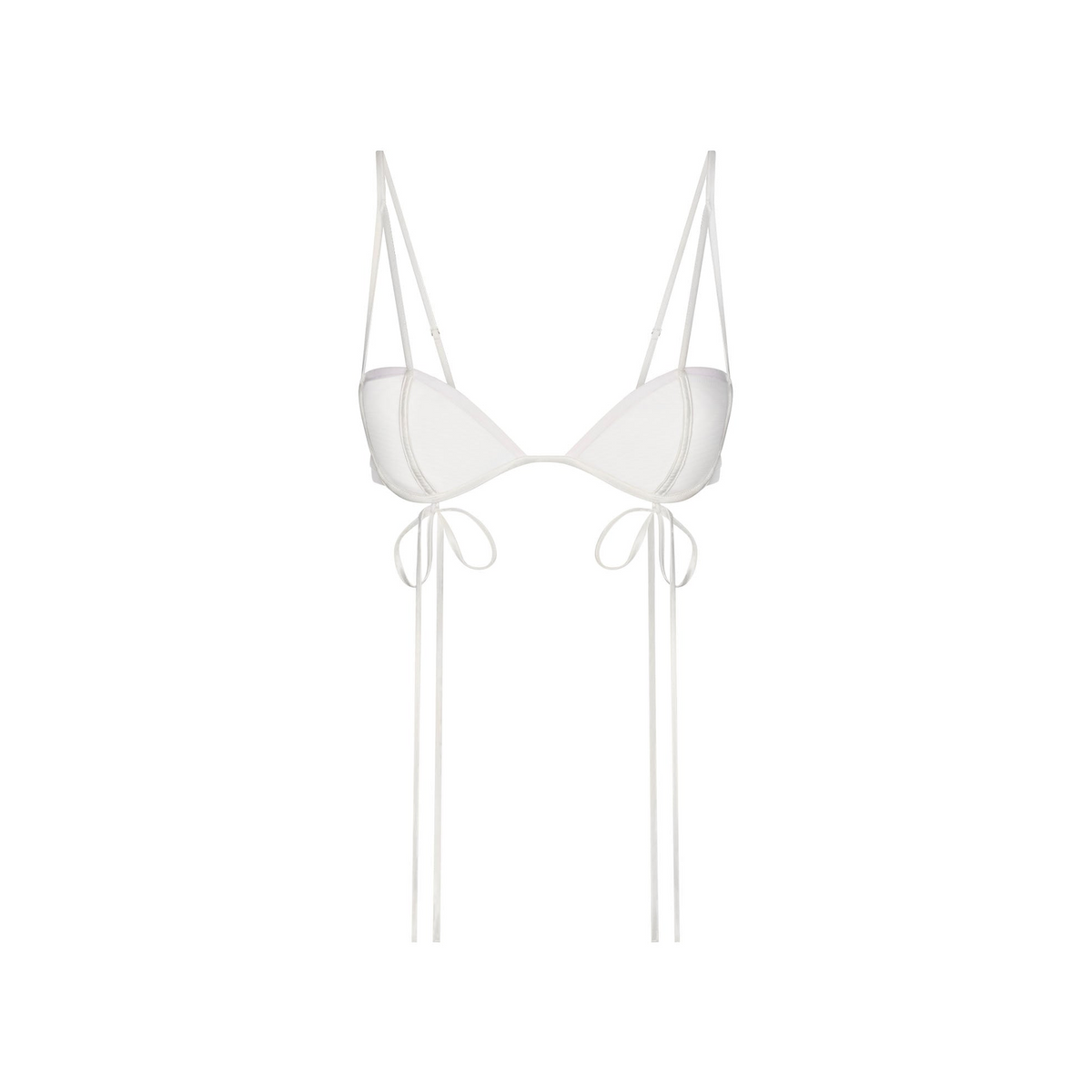 Ultra Fine Mesh Bow Bra