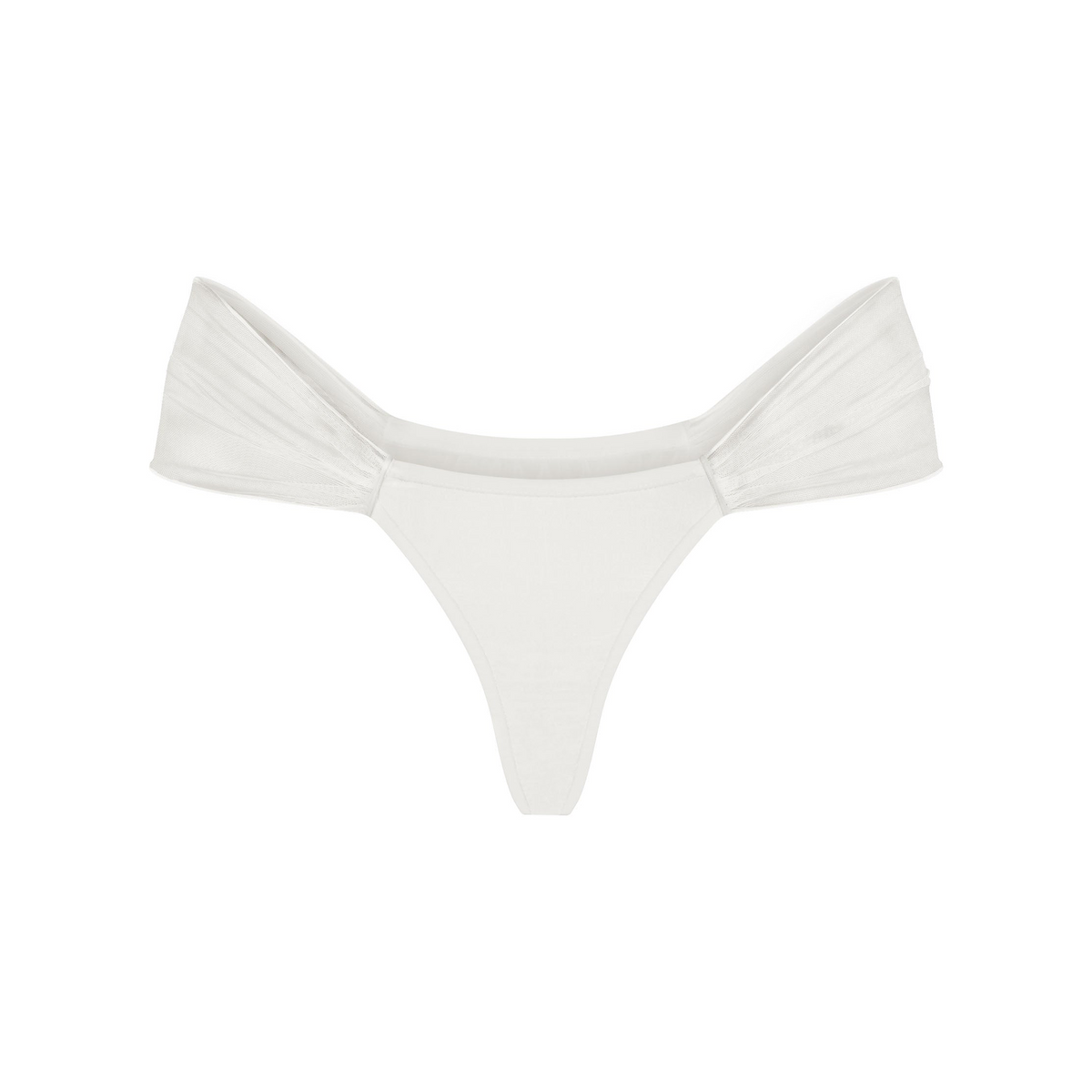 Ultra Fine Mesh Draped Thong