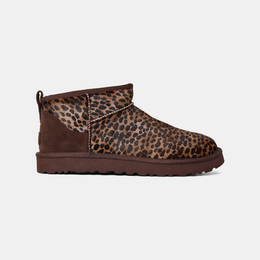 Ultra Mini Leopard Print Snug Boots