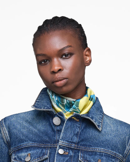 Sun Poster Silk Scarf