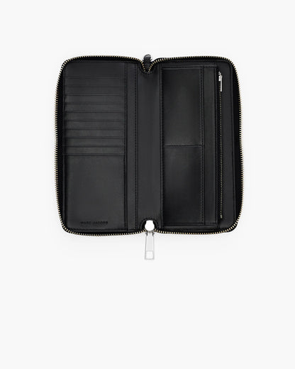 The Stripe Canvas Continental Wallet