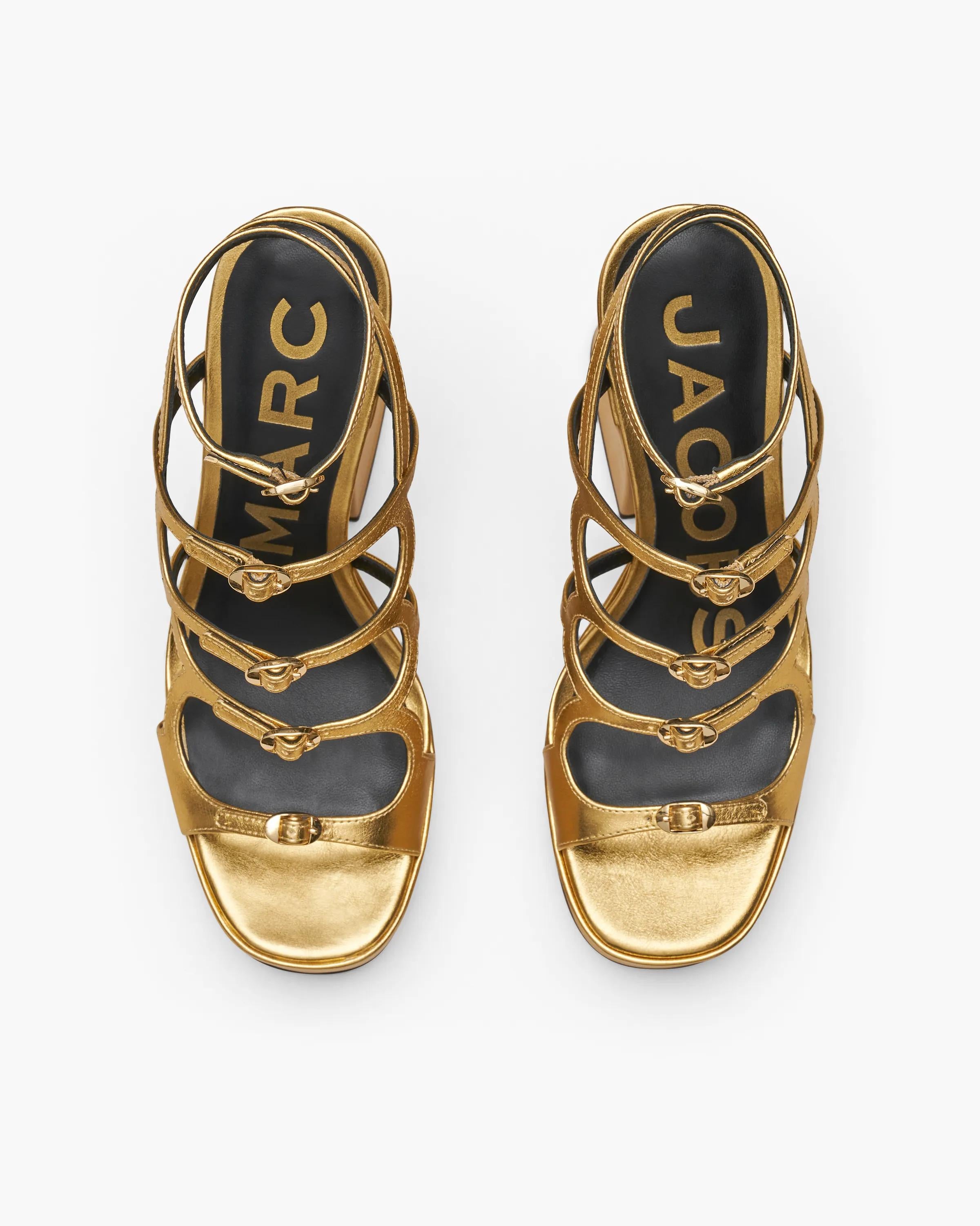 The Metallic Leather Kiki Platform Sandal