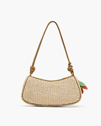 The Summer Woven Charm Shoulder Bag