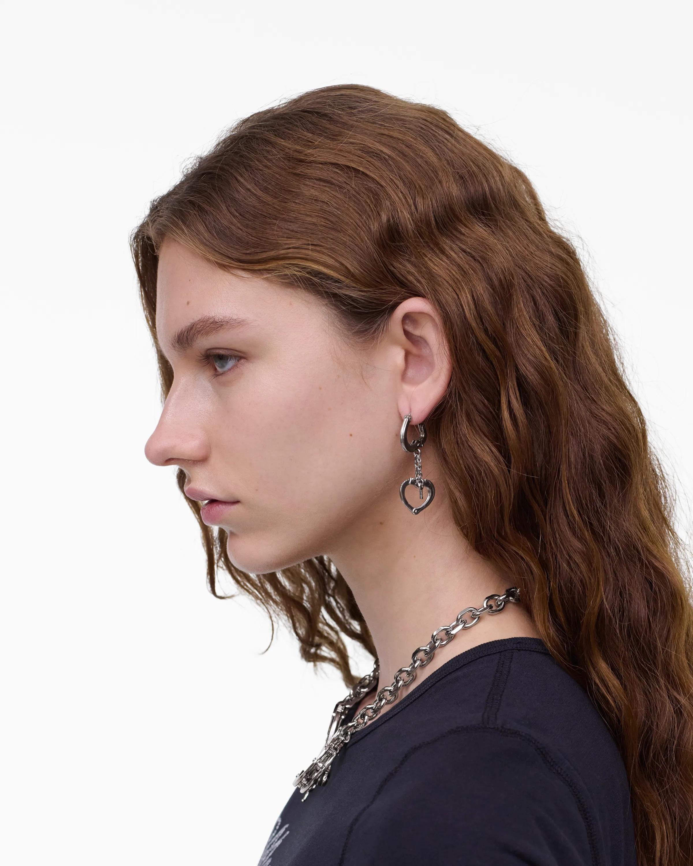 The Heart Handcuff Earrings