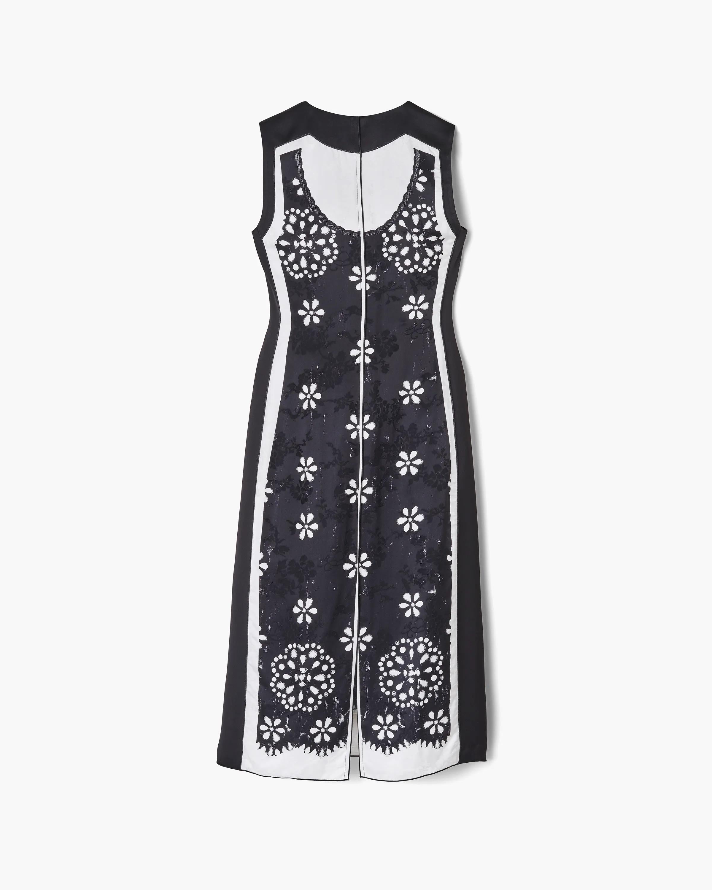 Trompe L'Oeil Eyelet Dress