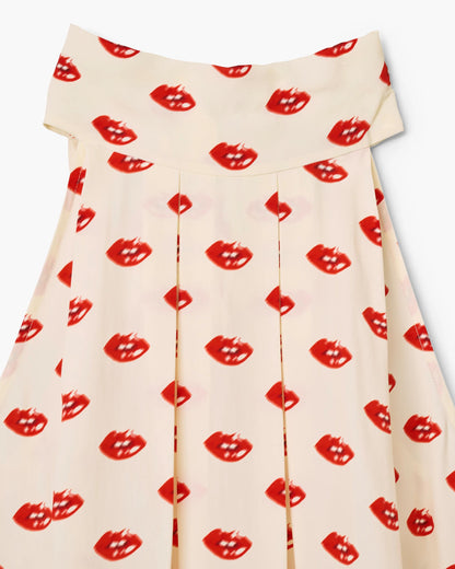 Lips Halterneck Tie Top