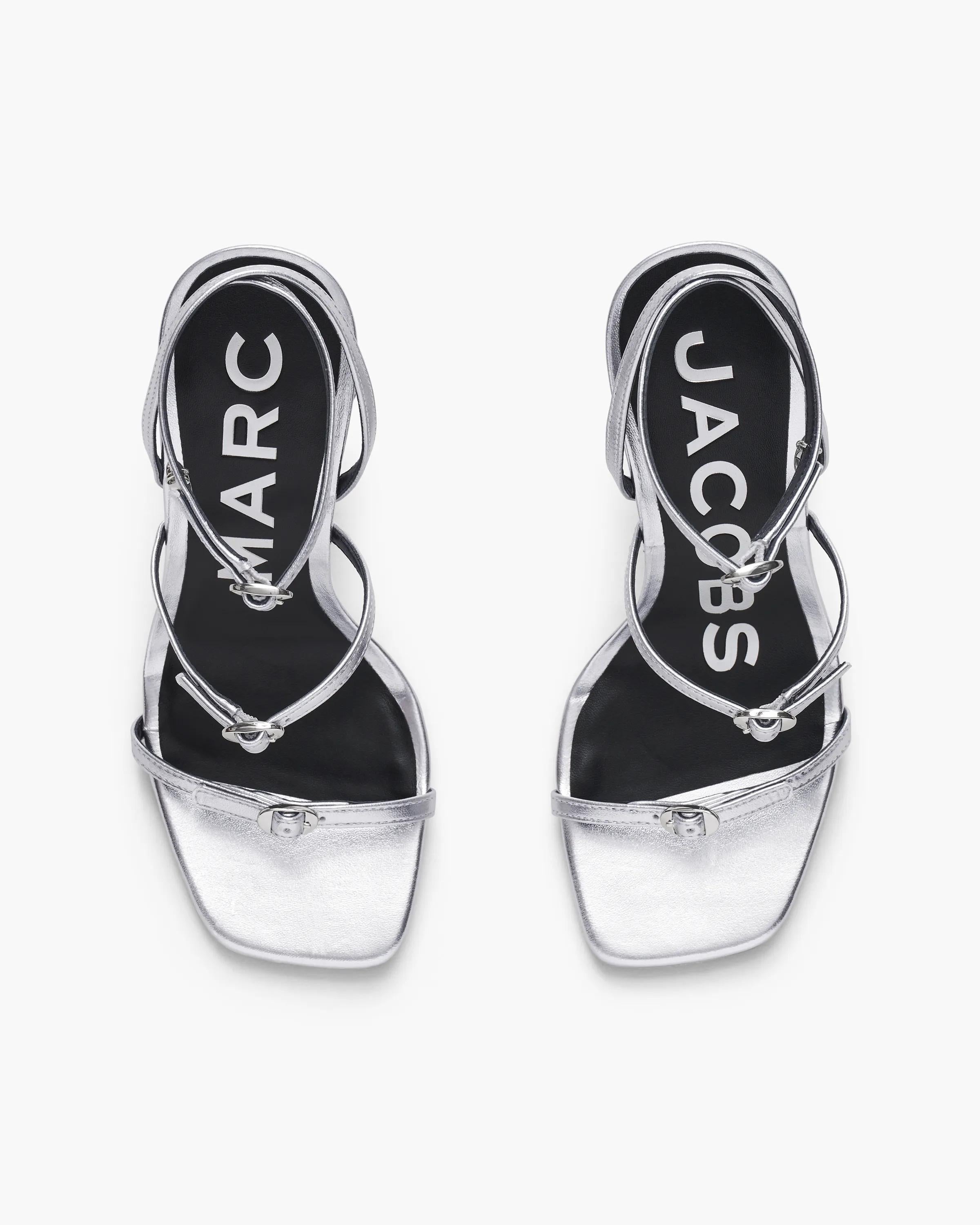 The Metallic Leather Daisy Heel