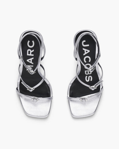 The Metallic Leather Daisy Heel