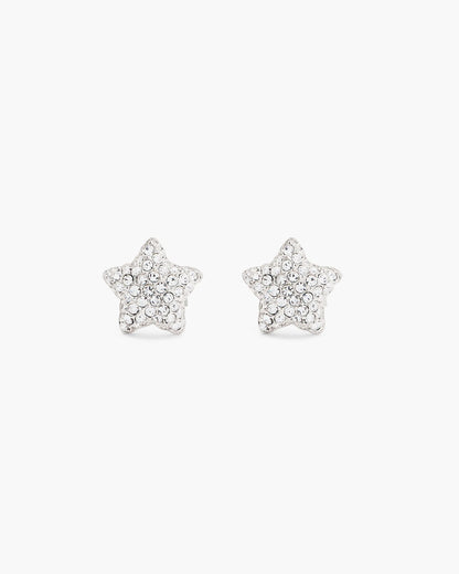 The Star Pave Stud Earrings