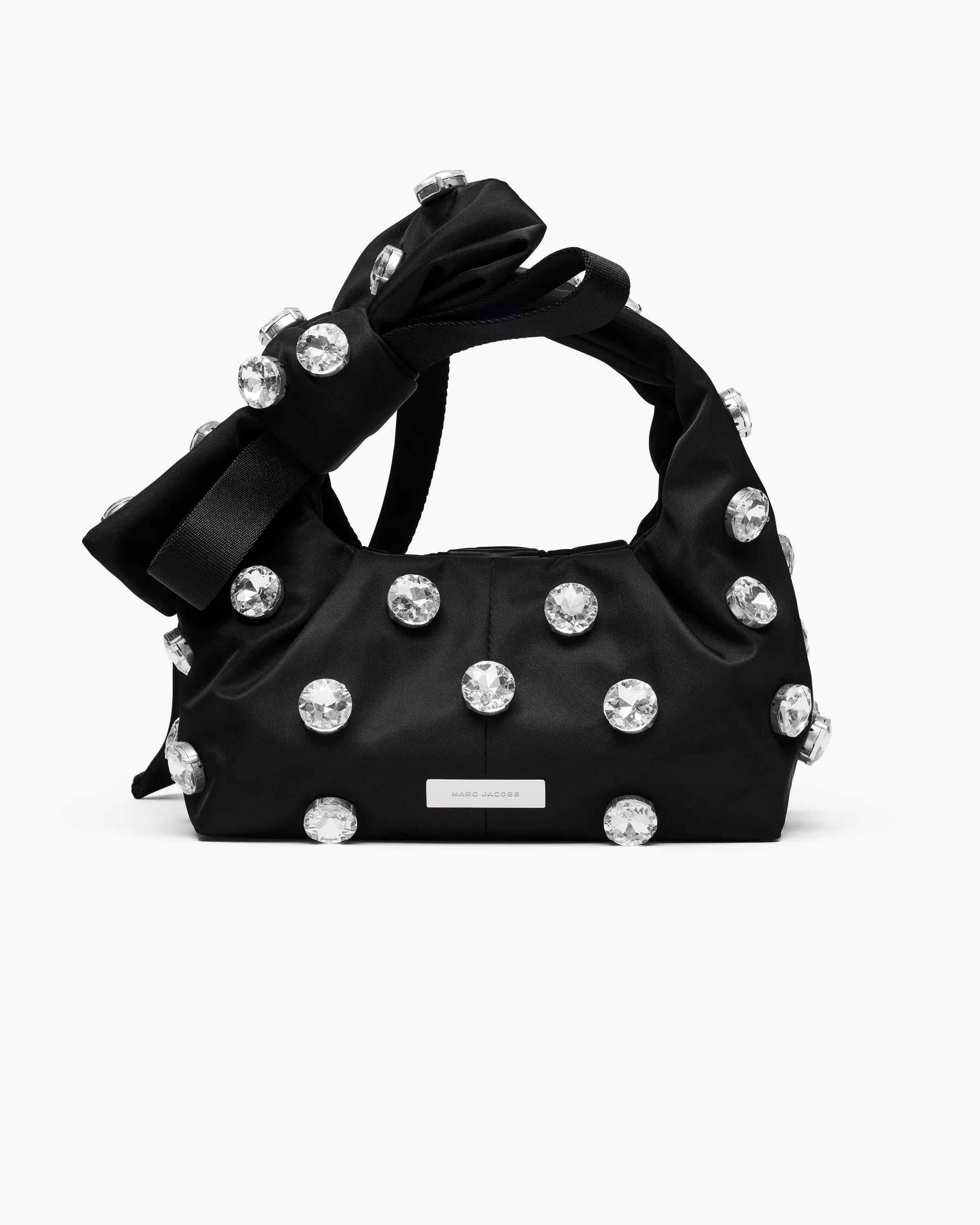 The Gem Nylon Bow Mini Sack Bag