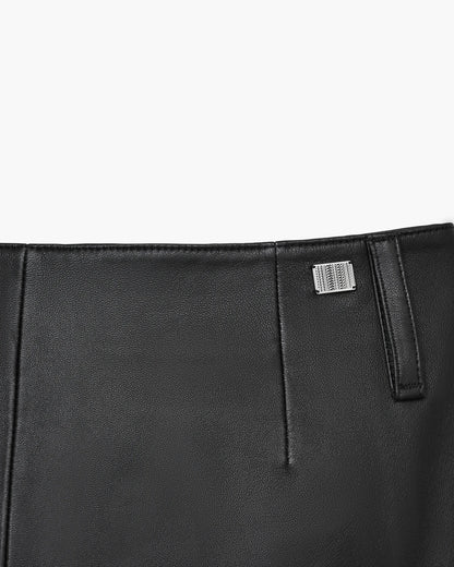 Leather Slim Skirt