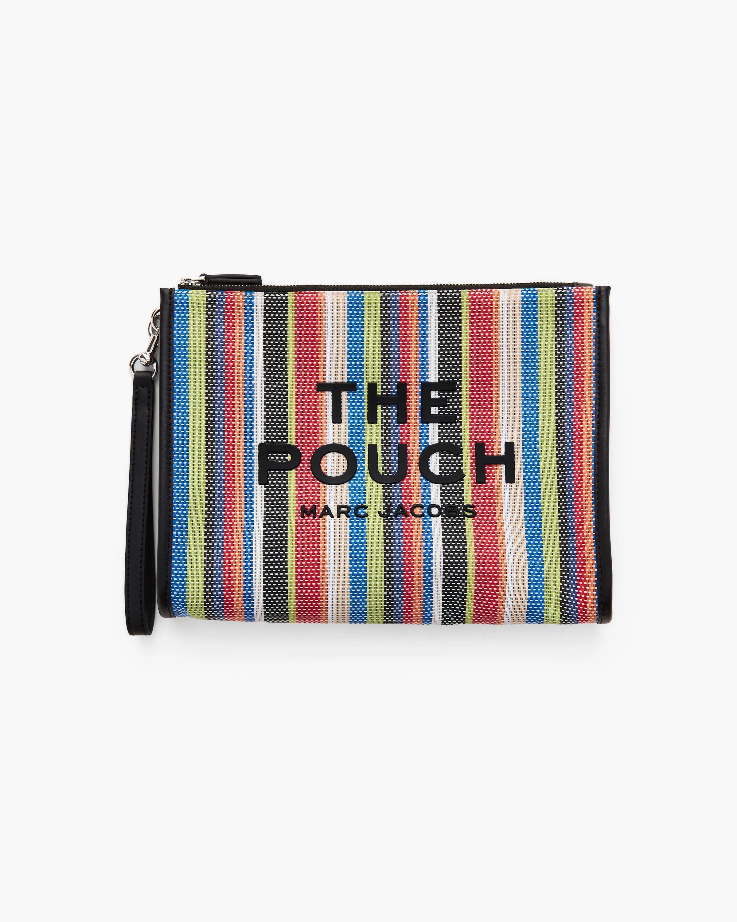 The Stripe Mesh Large Pouch