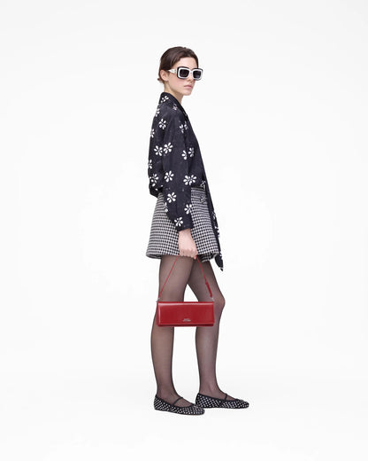Trompe L'Oeil Eyelet Bow Blouse