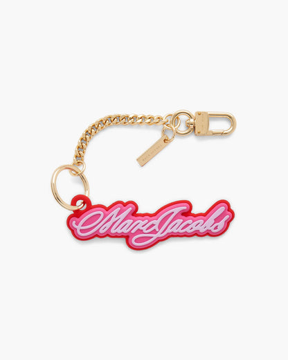The Cursive Logo Bag Charm
