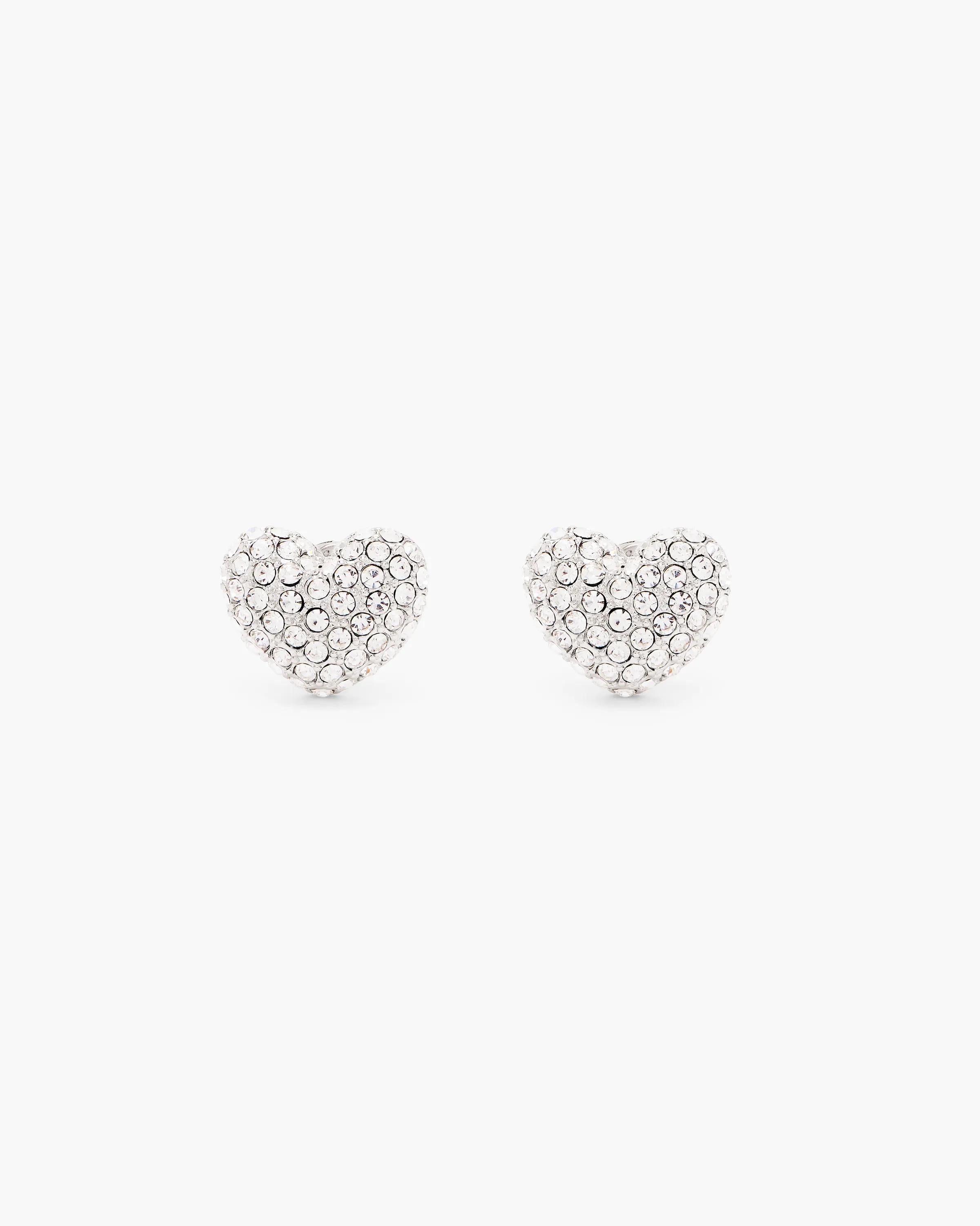 The Heart Pave Earrings