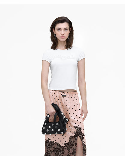 The Gem Nylon Bow Mini Sack Bag