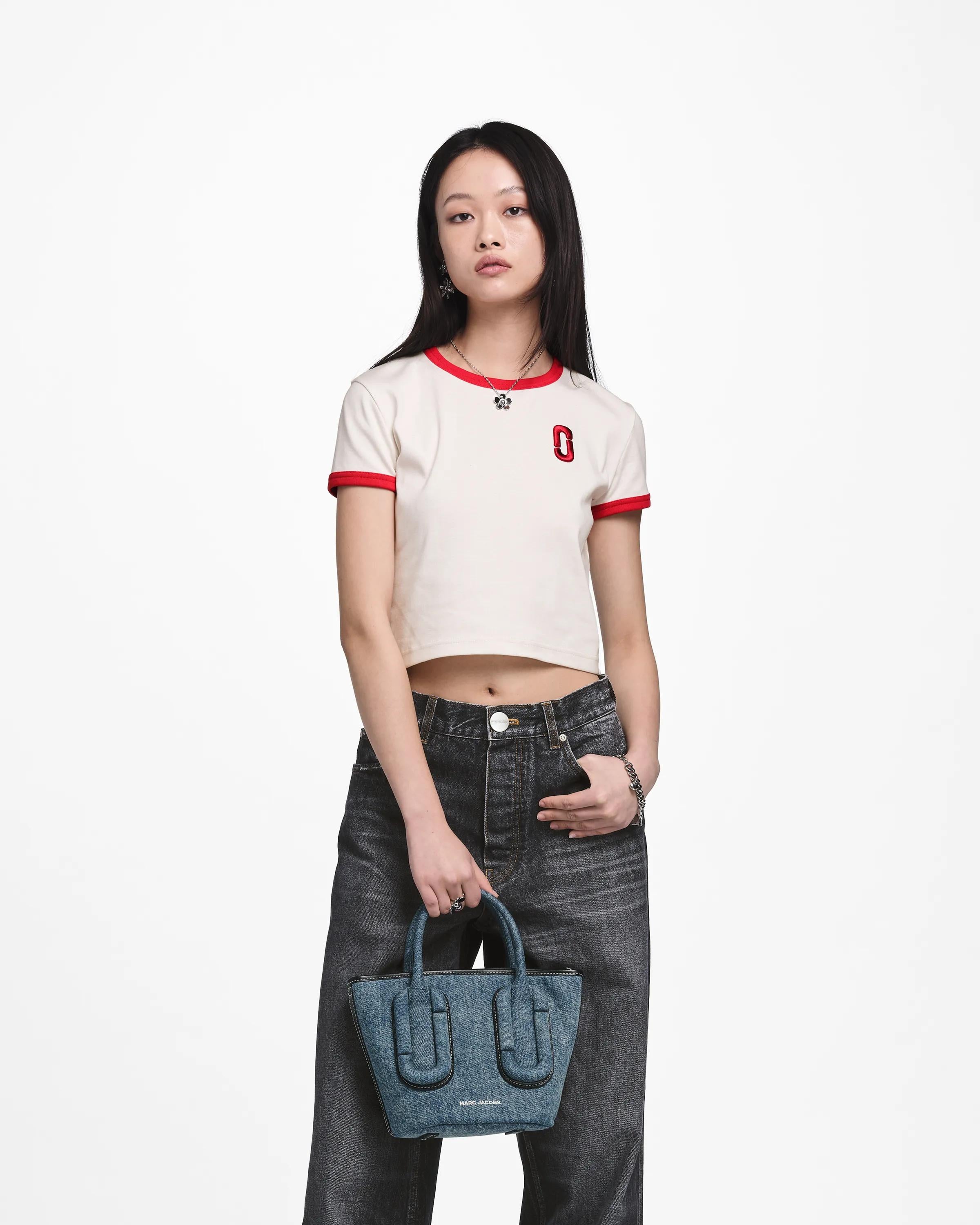 Babe Small Tote In Denim