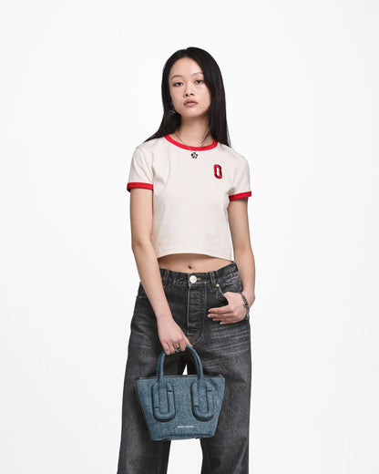Babe Small Tote In Denim