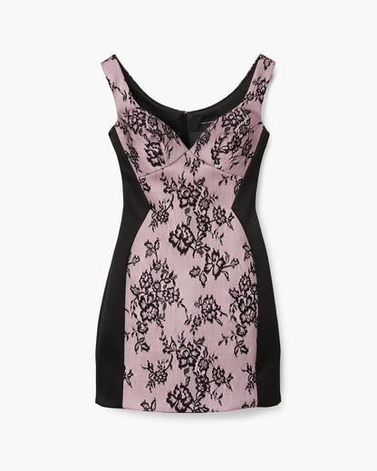 Sculpted Lace Shadow Dress